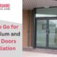 Why to Go for Aluminium and Glass Doors Installation 80x80