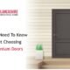 All You Need To Know About Choosing Aluminium Doors 80x80