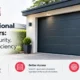 Electric Sectional Garage Doors 80x80